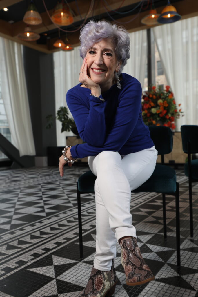 Jami sitting on chair